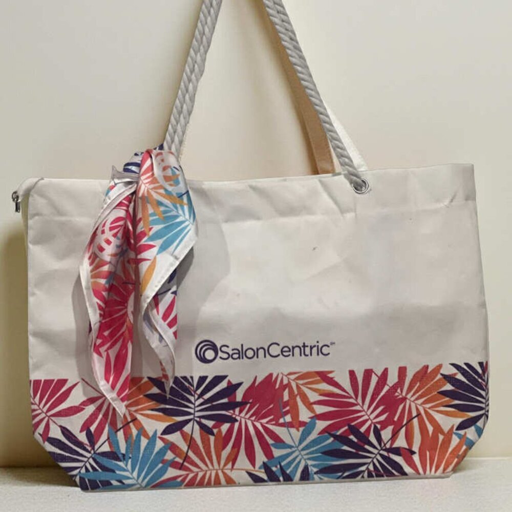 SalonCentric Logo Tote Bag with Handkerchief